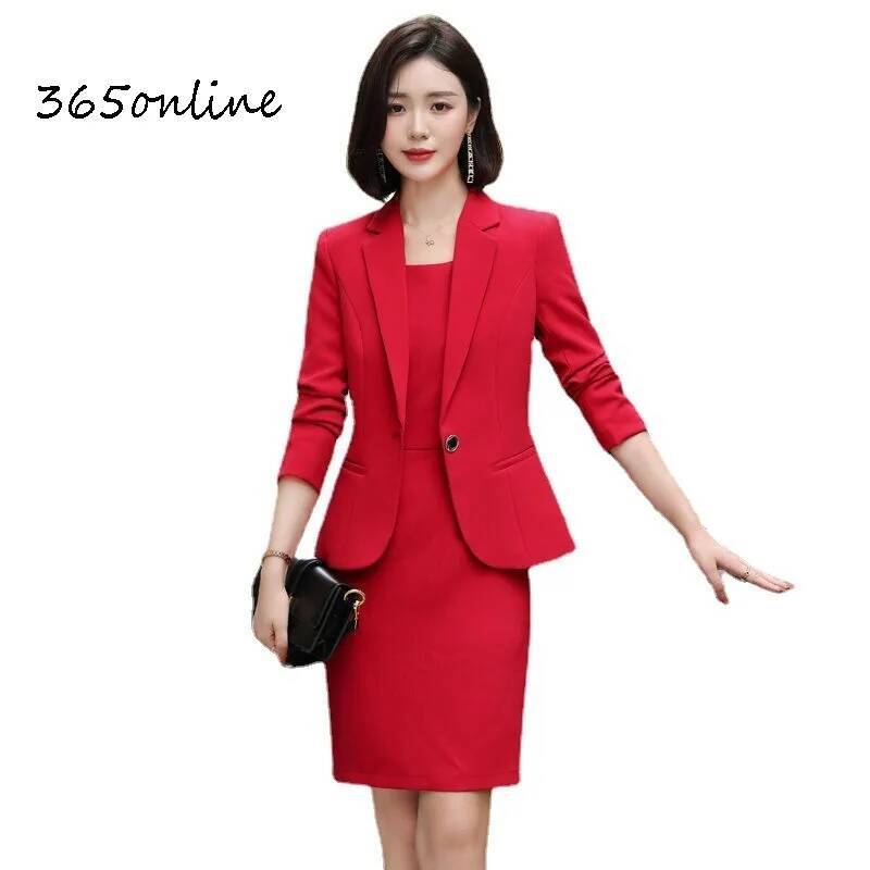 Women Formal Wear Stitching - Modestijlen Formele damespakken met jurk en