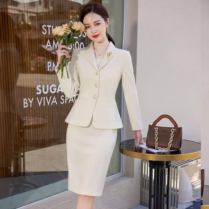 Women Formal Wear Stitching - Hoge kwaliteit stof OL-stijlen kledingpakken voor