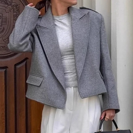 Dames Tweed Schoudervulling Ja - Women Formal Wear Stitching recensie en prijs