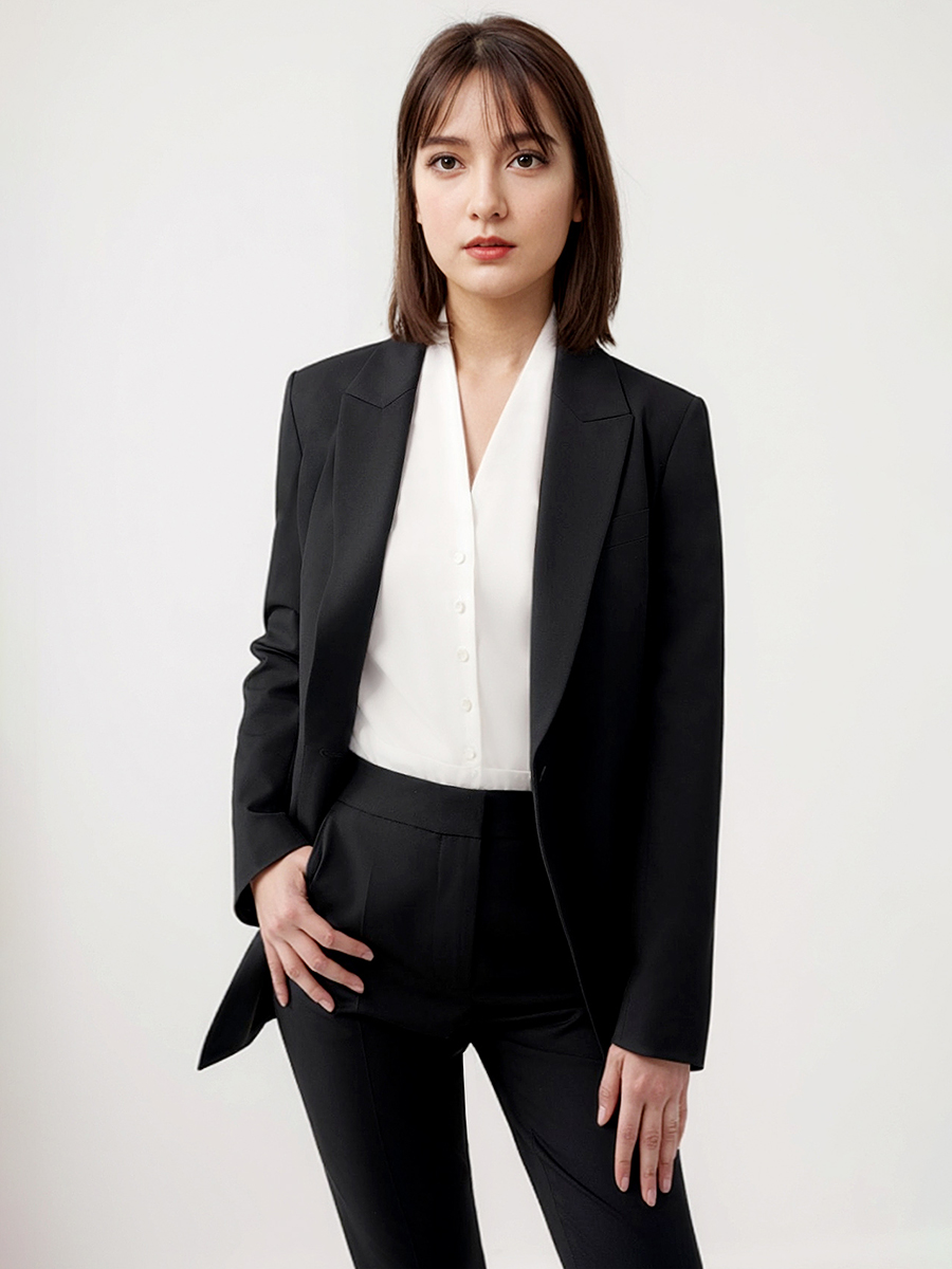 Dameskostuums Set Blazer Broek - Women Formal Wear Black recensie en prijs