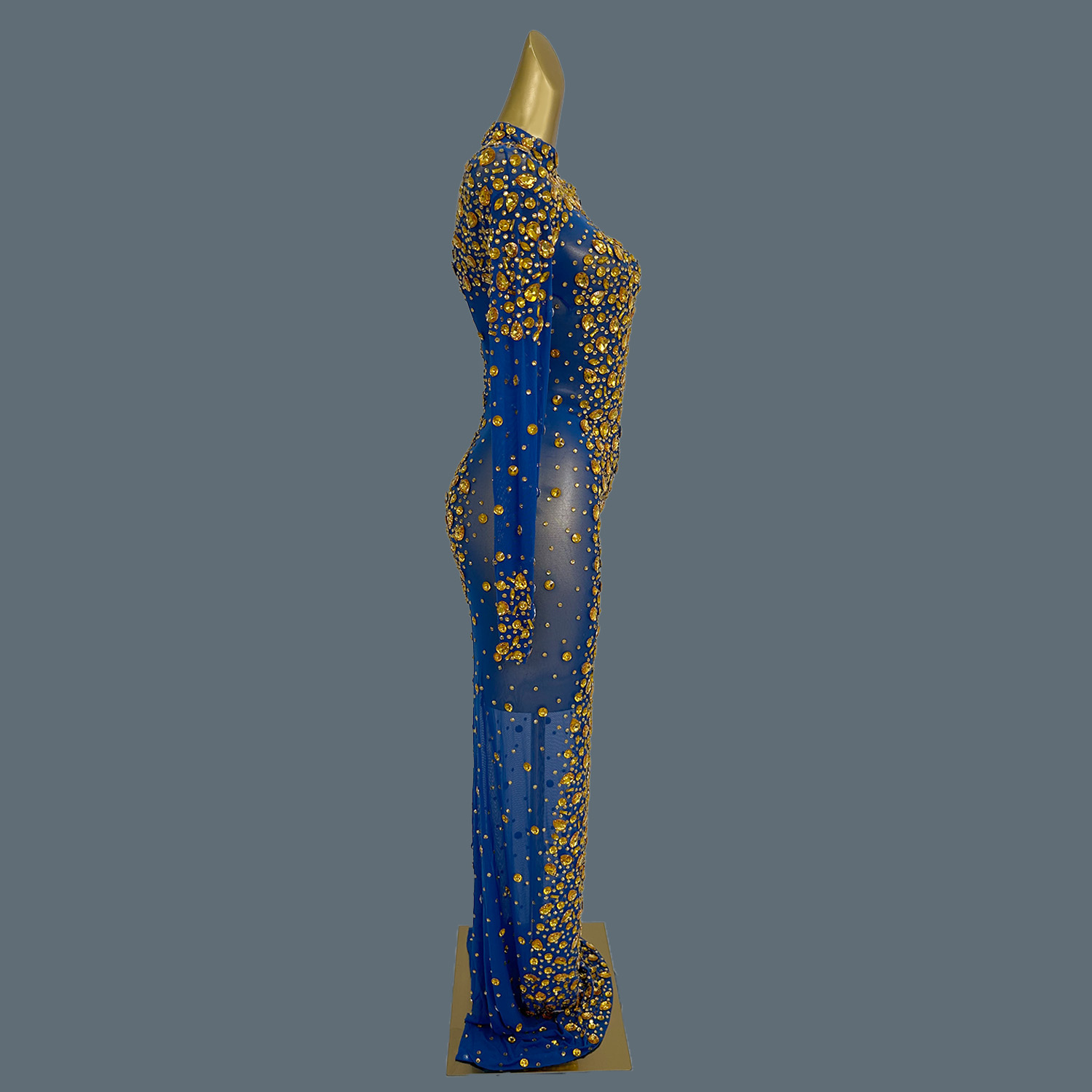 Elegante pure mesh maxi-jurk v - Women'S Formal Dinner Wear recensie en prijs