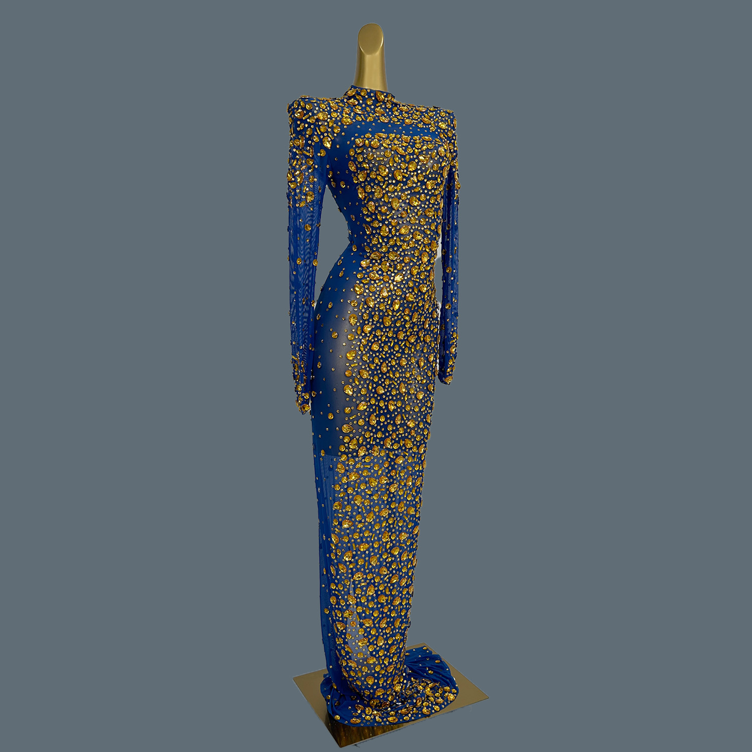 Elegante pure mesh maxi-jurk v - Women'S Formal Dinner Wear recensie en prijs