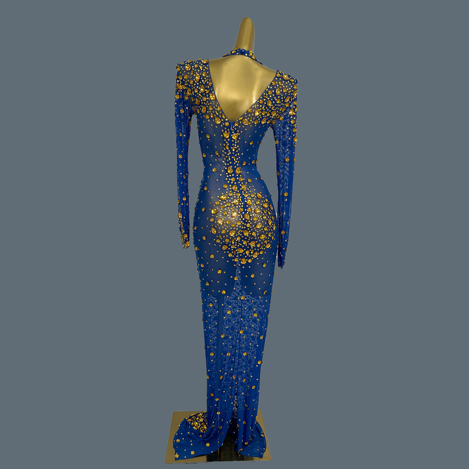 Elegante pure mesh maxi-jurk v - Women'S Formal Dinner Wear recensie en prijs