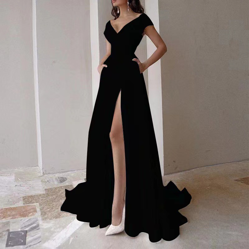 Nieuwe elegante lange damesjur - Women Formal Wear Black recensie en prijs